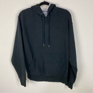 Champion Unisex Black Hoodie Athletic